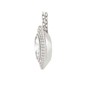 AUREA NECKLACE 145704/010 SILVER, WHITE CZ