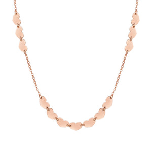 ARMONIE NECKLACE 146902/002 ROSE GOLD HEARTS