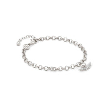Load image into Gallery viewer, SWEETROCK ROMANCE BRACELET 148020/068 SILVER CHAIN, SILVER WINGED HEART &amp; CZ
