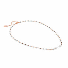 Load image into Gallery viewer, SEIMIA SILVER CRYSTAL NECKLACE 148803/058 WITH ROSE GOLD FINISH
