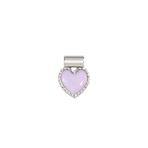 SEIMIA PENDANT 148823/011 LILAC HEART