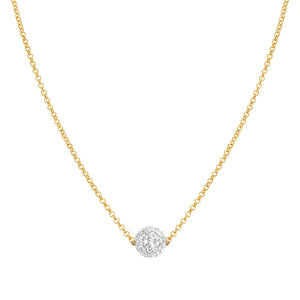 SOUL NECKLACE 149005/012 GOLD WITH CZ