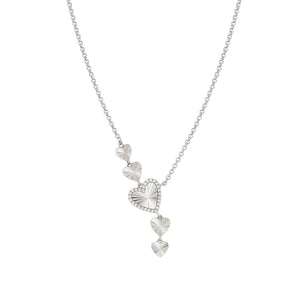 TRUEJOY HEART NECKLACE 240103/004 STERLING SILVER CHAIN