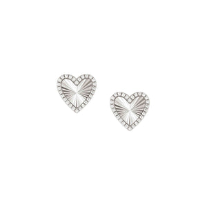 TRUEJOY HEARTS EARRINGS 240104/004 STERLING SILVER