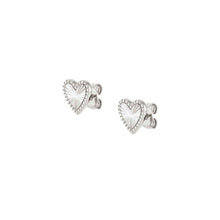 Load image into Gallery viewer, TRUEJOY HEARTS EARRINGS 240104/004 STERLING SILVER
