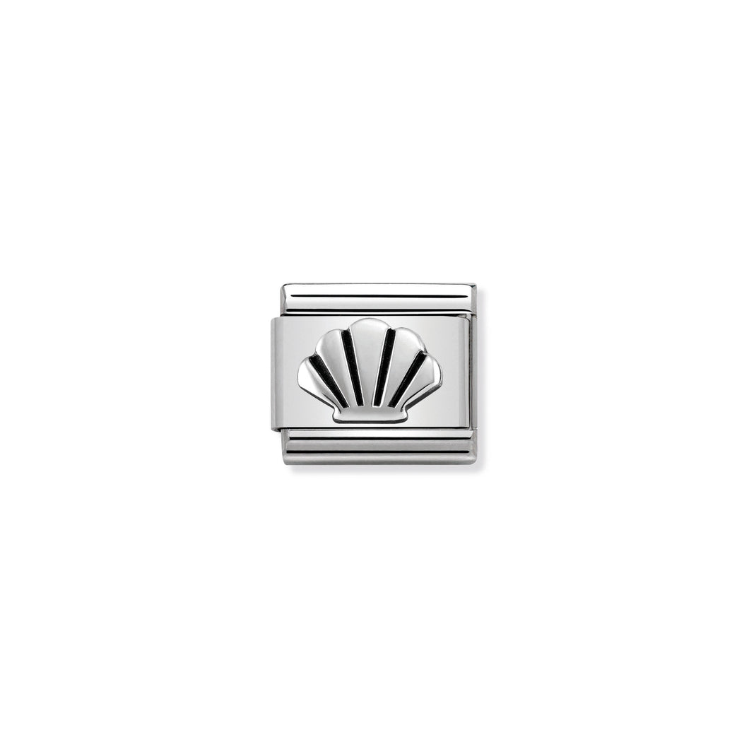 COMPOSABLE CLASSIC LINK 330101/30 SHELL IN 925 SILVER