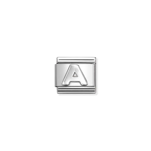 COMPOSABLE CLASSIC LINK 330113/01 LETTER A IN 925 SILVER