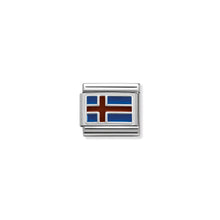 Load image into Gallery viewer, COMPOSABLE CLASSIC LINK 330207/11 ICELAND IN ENAMEL &amp; 925 SILVER
