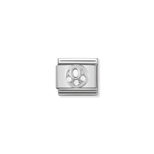Load image into Gallery viewer, COMPOSABLE CLASSIC LINK 330301/15 LETTER O WITH CZ IN 925 SILVER
