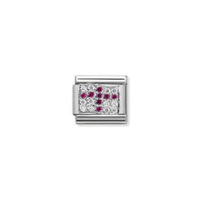 Load image into Gallery viewer, COMPOSABLE CLASSIC LINK 330318/11 ENGLAND WITH CZ IN 925 SILVER
