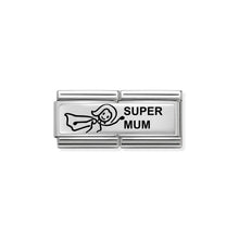 Load image into Gallery viewer, COMPOSABLE CLASSIC DOUBLE LINK 330710/38 SUPER MUM IN 925 SILVER
