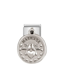 Load image into Gallery viewer, COMPOSABLE CLASSIC LINK 331804/09 MARRIAGE WISHES CHARM IN 925 SILVER

