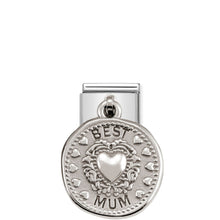 Load image into Gallery viewer, COMPOSABLE CLASSIC LINK 331804/12 BEST MUM WISHES CHARM IN 925 SILVER
