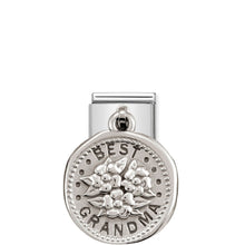 Load image into Gallery viewer, COMPOSABLE CLASSIC LINK 331804/13 BEST GRANDMA WISHES CHARM IN 925 SILVER
