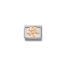 Load image into Gallery viewer, COMPOSABLE CLASSIC LINK 430305/13 DAFFODIL IN 9K ROSE GOLD &amp; CZ
