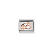Load image into Gallery viewer, COMPOSABLE CLASSIC LINK 430310/02 LETTER B IN 9K ROSE GOLD
