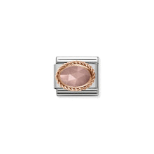 Load image into Gallery viewer, COMPOSABLE CLASSIC LINK 430507/34 APRICOT CHALCEDONY IN 9K ROSE GOLD
