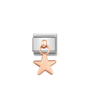 COMPOSABLE CLASSIC LINK 431800/05 STAR CHARM IN 9K ROSE GOLD