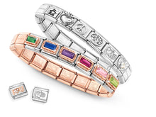 Load image into Gallery viewer, COMPOSABLE CLASSIC LINK 430604/033 PERIDOT GREEN CZ IN 9K ROSE GOLD
