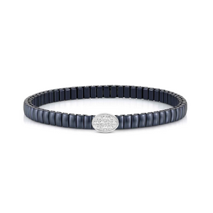 EXTENSION BRACELET 046010/053 LIFE MATT SAPPHIRE BLUE WITH CZ